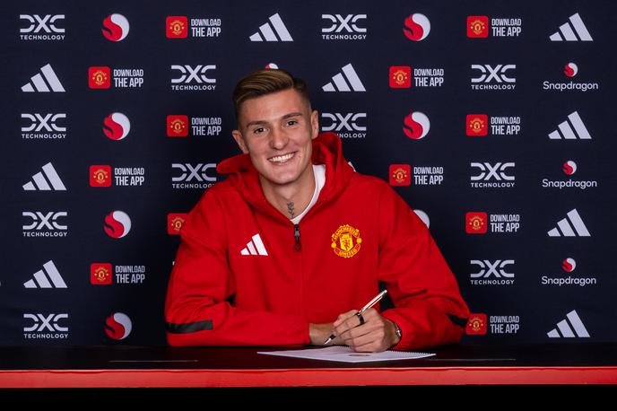 Benjamin Šeško | Benjamin Šeško je novi član Manchester Uniteda. | Foto Manchester United