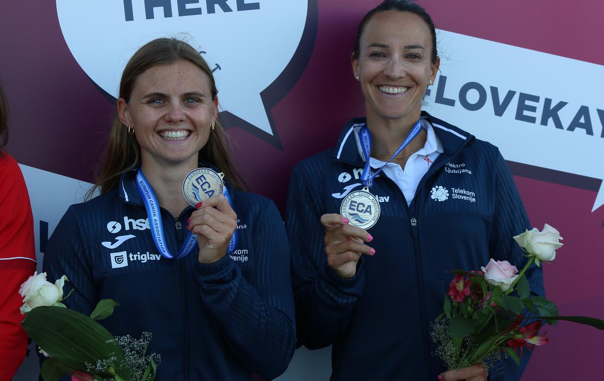 Anja Osterman Mia Medved | Mia Medved in Anja Osterman sta osvojili srebro. | Foto Kajakaška zveza Slovenije