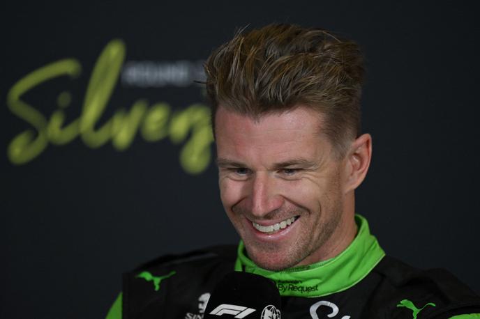 Silverstone Nico Hülkenberg Sauber | Nico Hülkenberg ni imel v Silverstonu nič manjšega nasmeška kot zmagovalec Lando Norris. | Foto Reuters