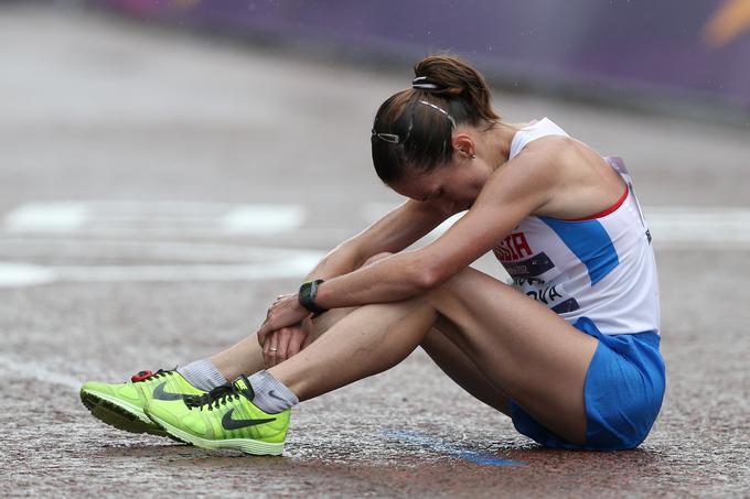Tatjana Petrova Arkhipova bi Rusijo zastopala v maratonu. Na zadnjih igrah v Lodnonu je v močni konkurenci afriških tekačic osvojila bron, kar je bil izjemen dosežek. | Foto: 