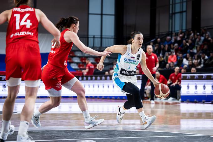 kvalifikacije za EP, slovenska ženska košarkarska reprezentanca : Poljska | Foto: Vid Ponikvar