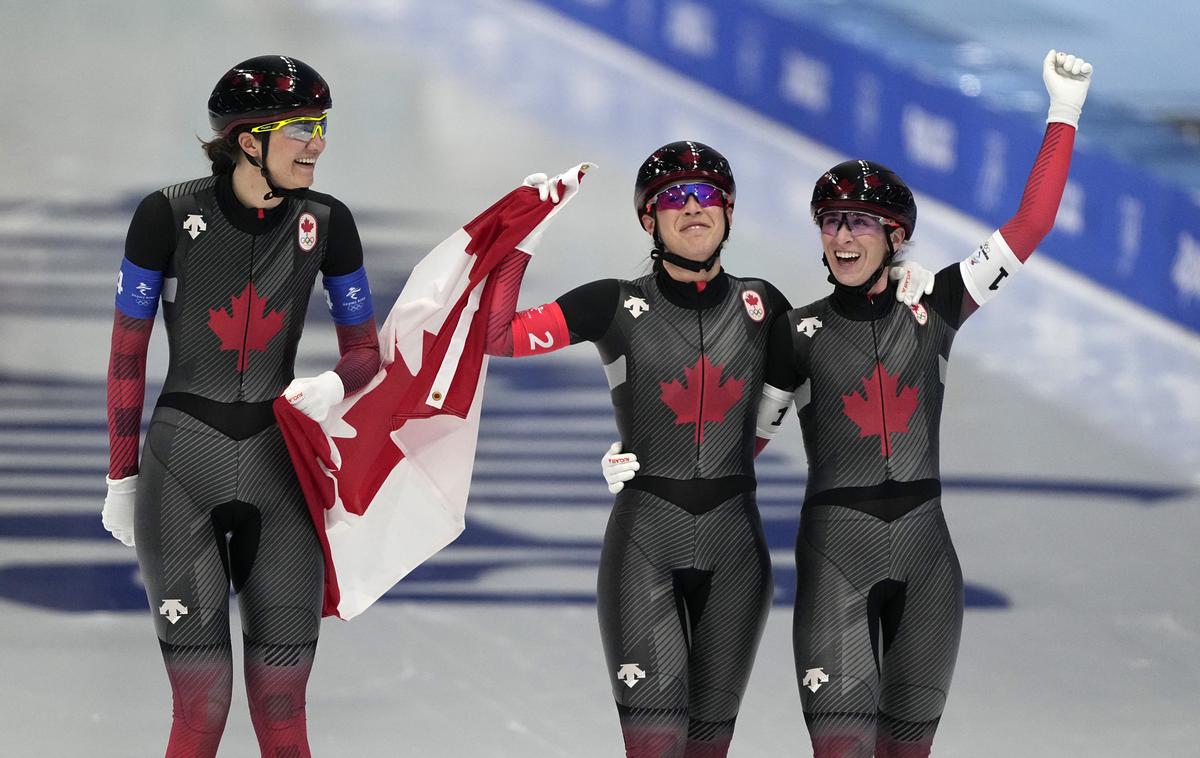 Kanada hitrostno drsanje | Kanadčanke do zlata z olimpijskim rekordom. | Foto Guliverimage