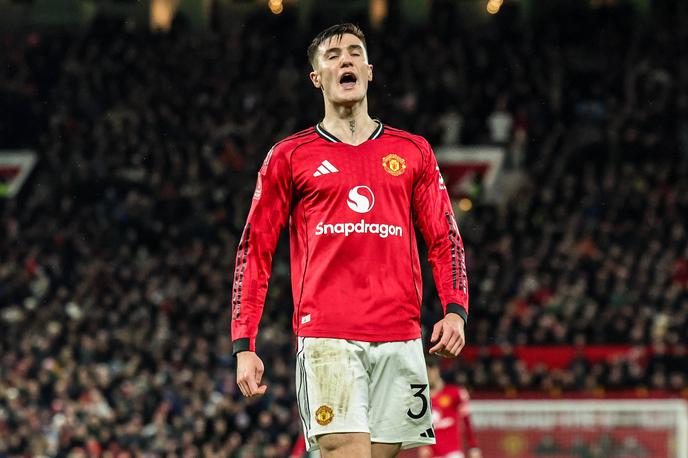 Benjamin Šeško | Benjamin Šeško ima opravka s sezono, v kateri bo Manchester United odigral rekordno malo tekem. Tako malo jih ni odigral vse od sezone 1914/15. | Foto Guliverimage