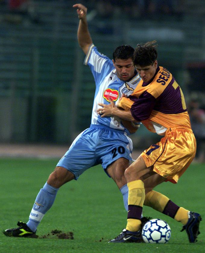 Simon Sešlar je v sezoni 1999/2000 v dresu Maribora v ligi prvakov zaigral tudi proti zvezdniškemu Laziu. | Foto: Reuters