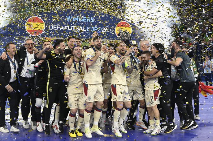 Španija futsal prvak 2026 | Španija je osvojila že osmi naslov evropskega prvaka. | Foto Guliverimage