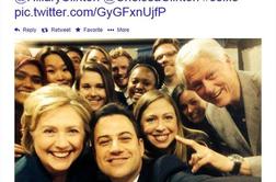 Selfi Jimmyja Kimmla s tremi Clintoni. Bo premagal Ellen DeGeneres?