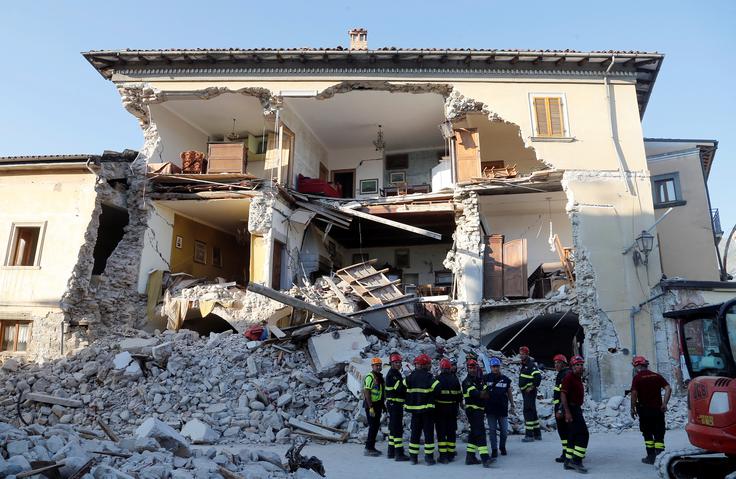 Potres Italija 24.8.2016 | Foto: Reuters