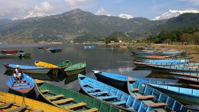 Pokhara v preddverju Himalaje