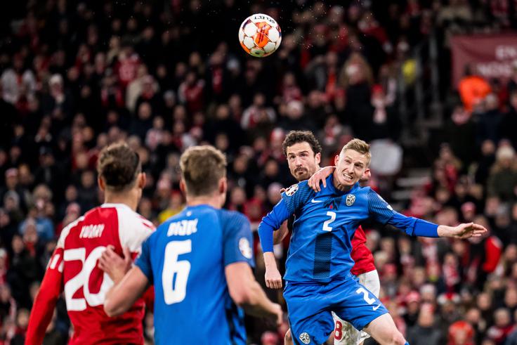 Slovenija : Danska slovenska nogometna reprezentanca | Foto: Reuters