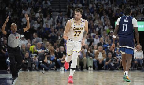 Luka Dončić in Lakers zapravili zmago in so pred bolečim izpadom