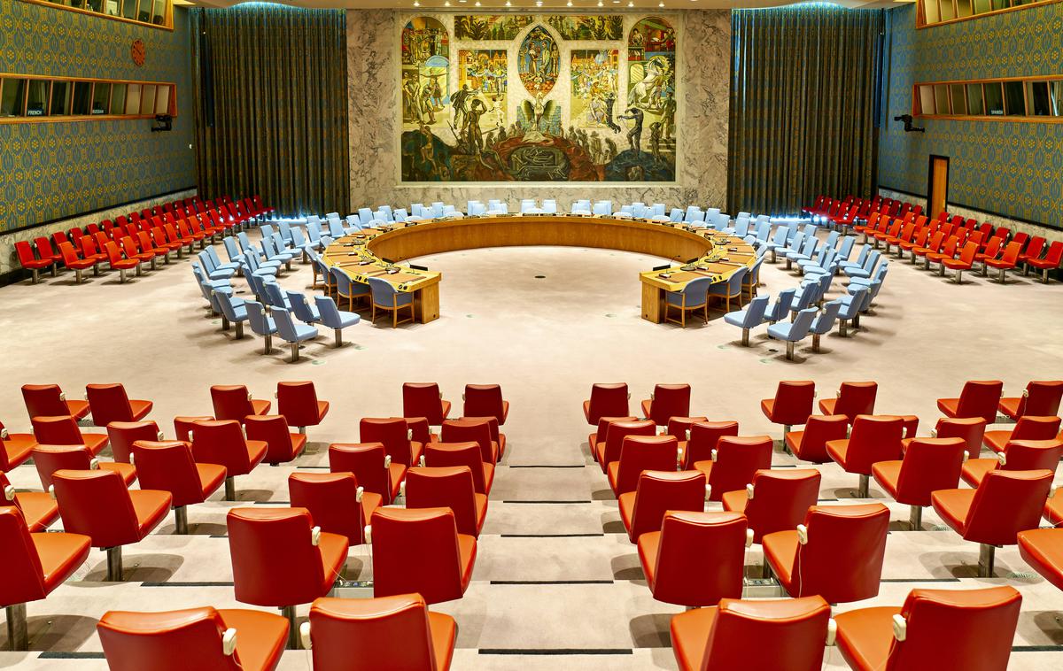 Varnostni svet Združenih narodov | Slovenija je v prvem krogu glasovanja za nestalni sedež v Varnostnem svetu Združenih narodov za leti 2024 in 2025 dobila 153 glasov. | Foto Guliverimage