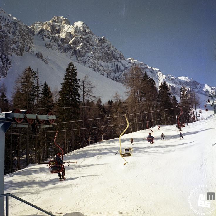 Zelenica 1973 Fotografije sedežnice Zelenica 1 iz leta 1973. | Foto: Jože Mally, hrani Muzej novejše zgodovine Slovenije