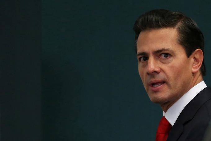 "Kot predsednik prevzemam polno odgovornost za zaščito interesov Mehike in Mehičanov," je poudaril mehiški predsednik Enrique Pena Nieto. | Foto: Reuters
