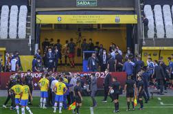 Kaos v Sao Paolu, tekma med Brazilijo in Argentino odpovedana