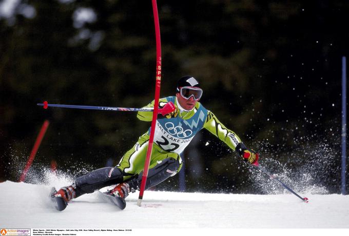 Ko je leta 2002 nastopil na ZOI, je v drugem teku slaloma odstopil. Po prvem teku je bil 13. Takrat so za Slovenijo nastopili še Jure Košir, Mitja Kunc in žal že pokojni Drago Grubelnik. | Foto: Reuters