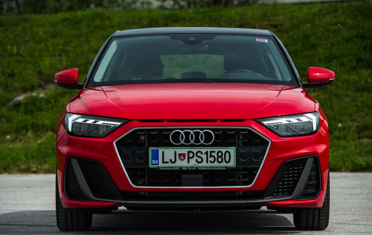 Audi A1 30 TFSI | Audi A1 je vstopni model znamke iz Ingolstadta. V Sloveniji stane od 23 tisoč evrov naprej. | Foto Gašper Pirman