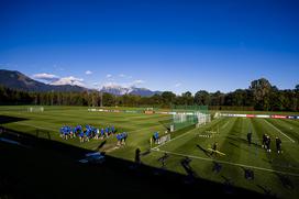 Slovenska nogometna reprezentanca trening
