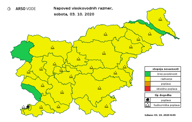 Stanje voda Stanje voda | Foto: Meteo