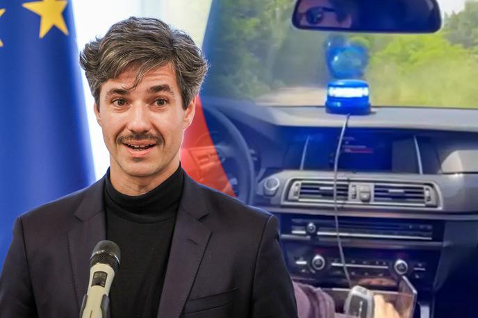 Luka Mesec | Poraja se vprašanje, kje je Luka Mesec dobil modro luč.  | Foto STA