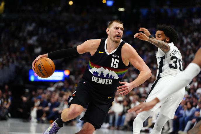 Nikola Jokić Denver Nuggets | Nikola Jokić je dosegel 40 točk, najboljši je bil v odločilnih minutah tekme. | Foto Reuters