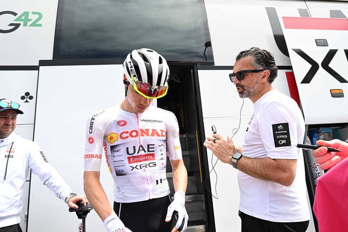 Fabio Baldato | Športni direktor ekipe UAE Emirates Fabio Baldato v izkupičku letošnjega Gira vidi tudi pozitivno plat. | Foto Guliverimage