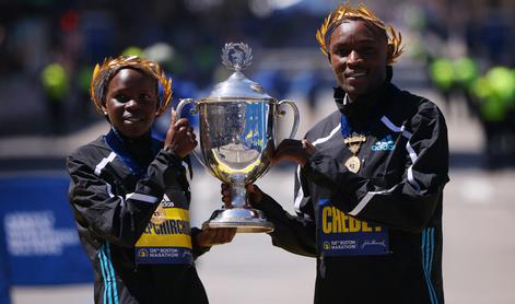 Chebet in Jepchirchirjeva zmagovalca bostonskega maratona