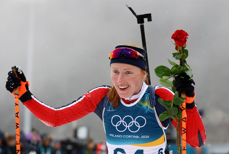 Olimpijska prvakinja Maren Kirkeeide. | Foto: Reuters