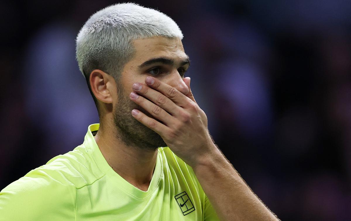 Carlos Alcaraz | Carlos Alcaraz je odpovedal nastop na finalnem turnirju Davisovega pokala. | Foto Reuters