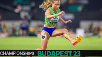 Slovenska atletinja Maruša Mišmaš Zrimšek že pridno trenira