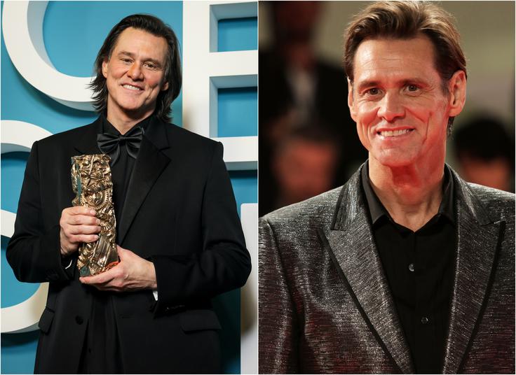 Jim Carrey: levo marca letos in desno leta 2017 | Foto: Guliverimage