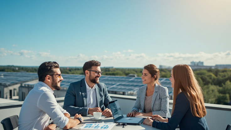 SunContract poišče ustrezne proizvajalce, preverja ujemanje proizvodnje in porabe ter poskrbi za pogodbe, obračune in plačila. Vi preverite svoj potencial za prihranek. | Foto: SunContract