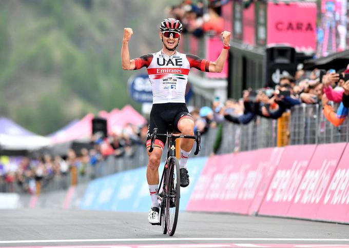 Alessandro Covi je zmagovalec predzadnje etape 105. Gira. | Foto: Reuters