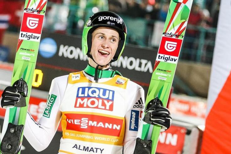 Rekordni izkupiček - 45.000 evrov - so na dražbi za projekt Botrstvo iztržili za smuči Petra Prevca iz zmagovalne sezone 2015/2016.  | Foto: Sportida