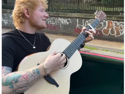 Ed Sheeran presenetil tekačico: tega ni pričakovala niti v sanjah #video