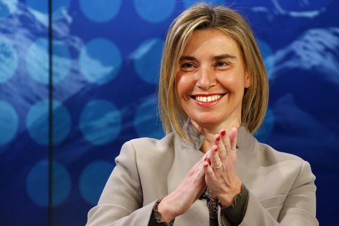 Pri širitveni politiki gre za prvotni in temeljni namen evropskega projekta - mir in spravo, je opozorila visoka zunanjepolitična predstavnica EU Federica Mogherini. | Foto: Reuters