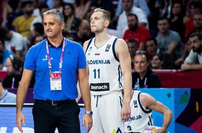 Selektor Igor Kokoškov s svojim vodenjem finala ni navdušil le Slovencev, ampak vso košarkarsko Evropo. | Foto: Vid Ponikvar