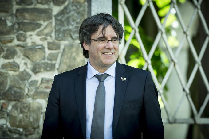 Carles Puigdemont je odločitev španskega vrhovnega sodišča glede Junquerasa komentiral z besedami, da to "jasno kaže na pristranskost in manipulacije pravosodja s ciljem spreminjanja rezultatov volitev".  | Foto: Ana Kovač