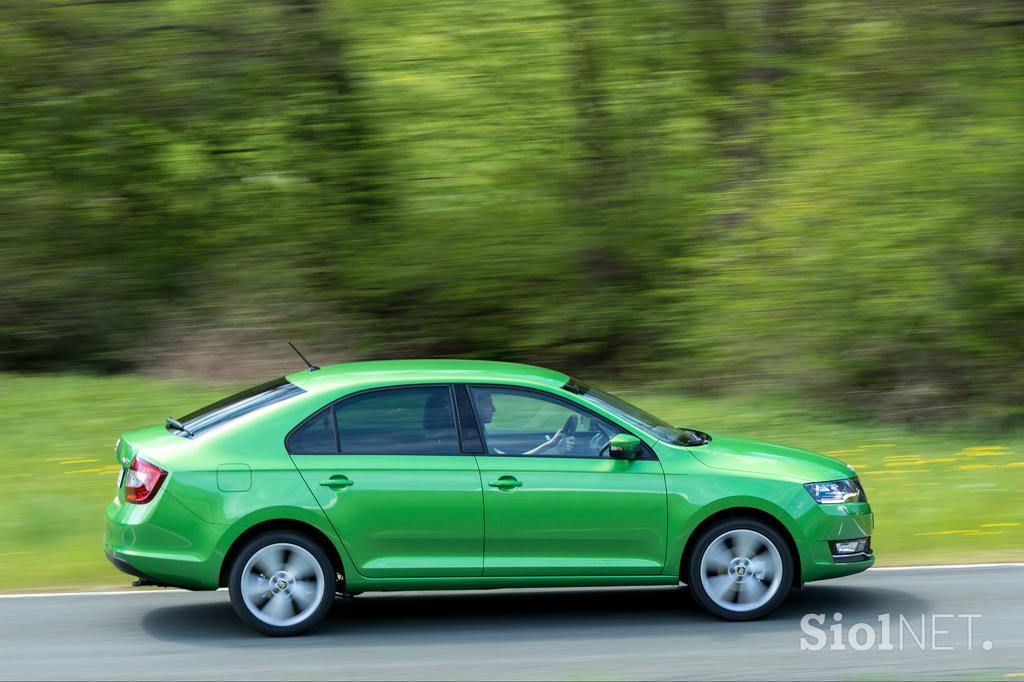 Škoda rapid in rapid spaceback - prva vožnja