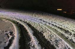 Neznani voznik povzročil veliko škodo v Nordijskem centru Planica