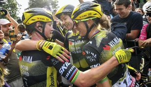Pauline Ferrand-Prevot kraljevska etapa in rumena majica