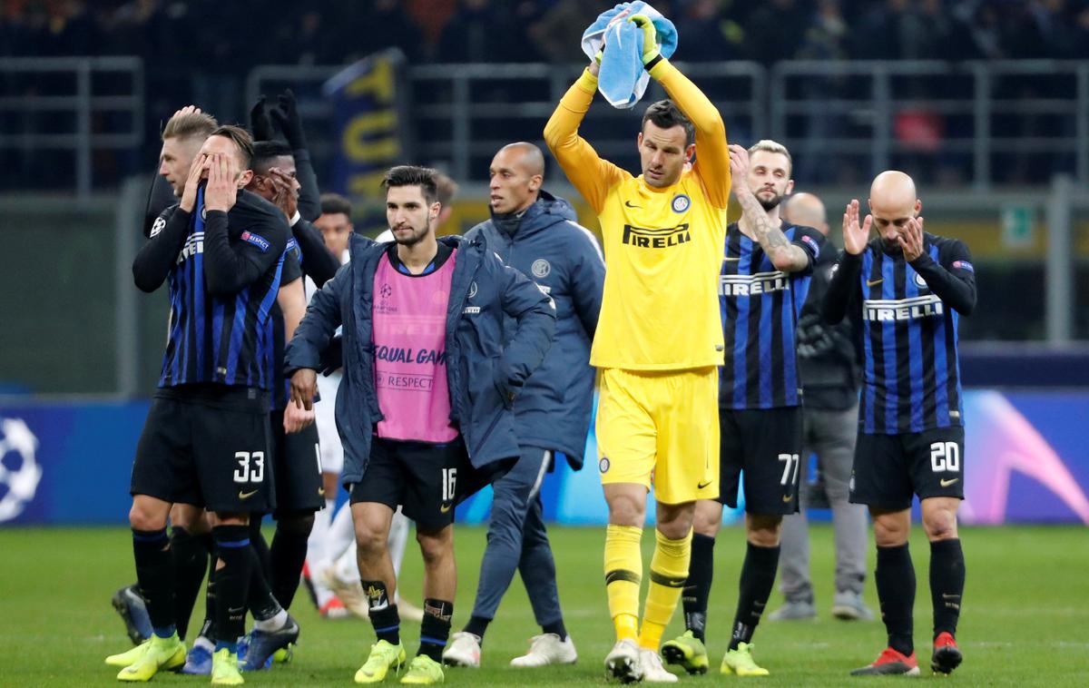 Inter PSV | Samir Handanović bo po remiju (1:1) proti PSV z Interjem nadaljeval evropsko sezono v ligi Europa. | Foto Reuters