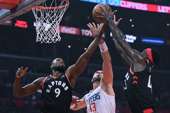 Serge Ibaka | Toronto ohranja primat najboljše ekipe lige NBA, moštvo LA Clippers je ponoči premagal z rezultatom 123:99. | Foto Getty Images