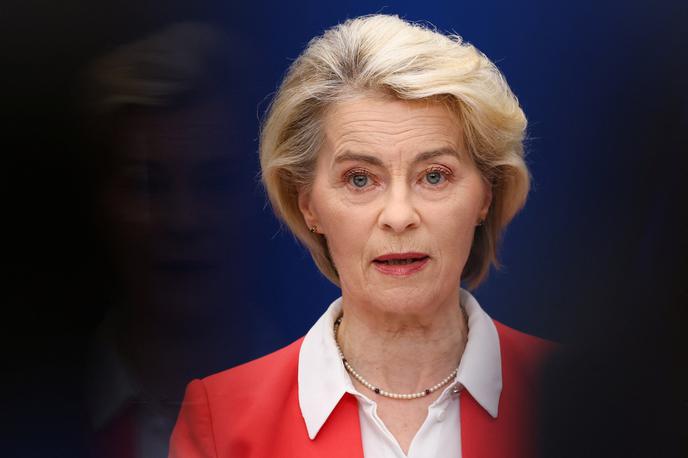 Ursula von der Leyen | "Otroštvo ne bo čakalo. Ko gre enkrat mimo, ga ne moremo več vrniti," je poudarila predsednica Komisije. | Foto Reuters