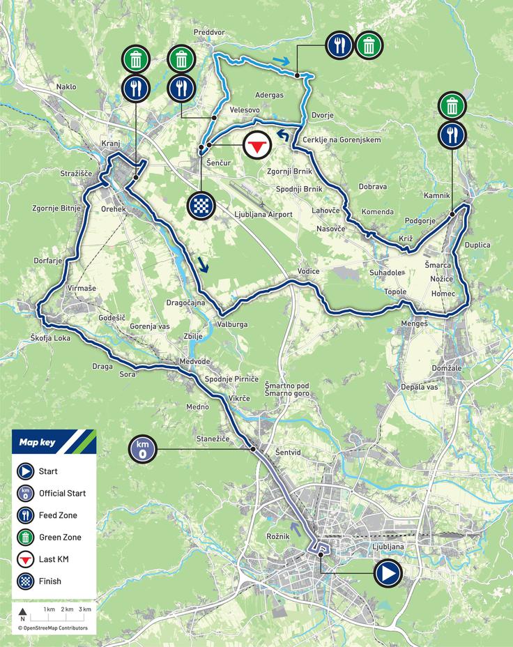 Trasa članske dirke na evropskem prvenstvu | Foto: STA