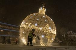 Snežna apokalipsa v Moskvi, letalski promet obstal