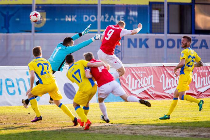 Domžalam je zmago v 88. minuti zagotovil Jure Balkovec. | Foto: Žiga Zupan/Sportida