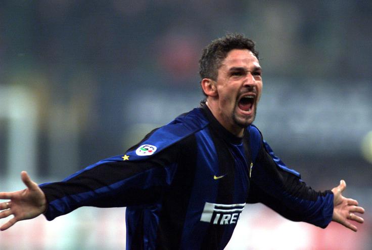 Roberto Baggiođ Roberto Baggio v majici Interja | Foto: Reuters