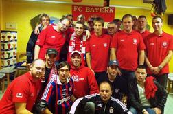 FOTO: Bayern ima zveste navijače tudi v Sloveniji