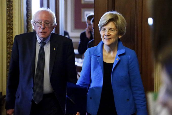 V torek bo v ospredju dvoboj med Berniejem Sandersom in Elizabeth Warren. | Foto: Reuters