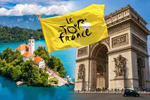 Tour de France Slovenija kolaž